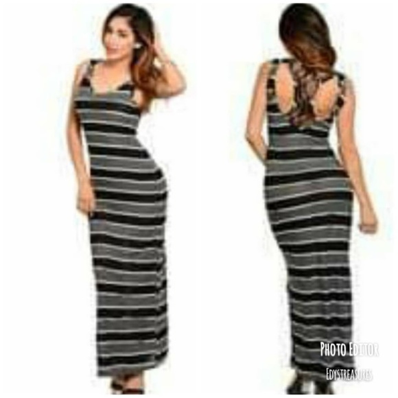 Dresses & Skirts - New Tank maxi dresses size S with Lace back